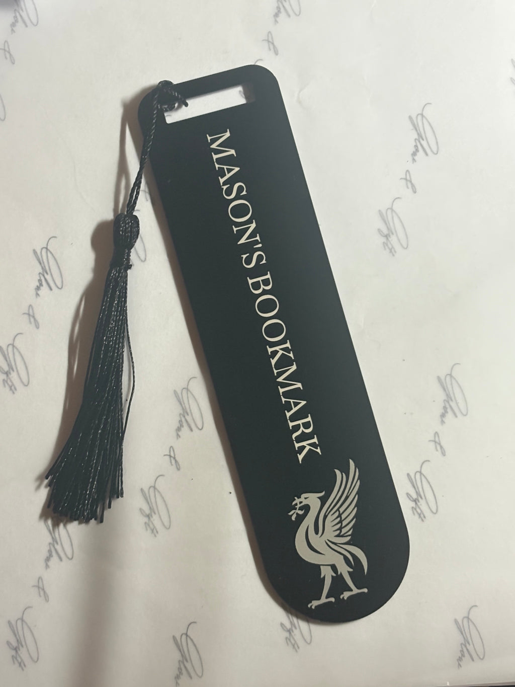 Personalised Acrylic Bookmark