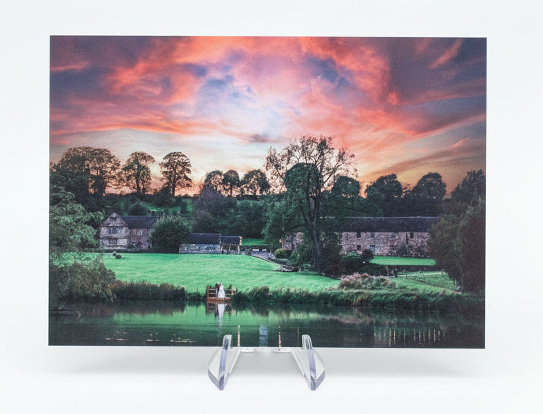 Gloss Black Acrylic Photograph  Personalised Engraved Frame for Special Gift Decor