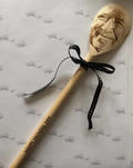 Wooden Spoon with Personalised Face and Text