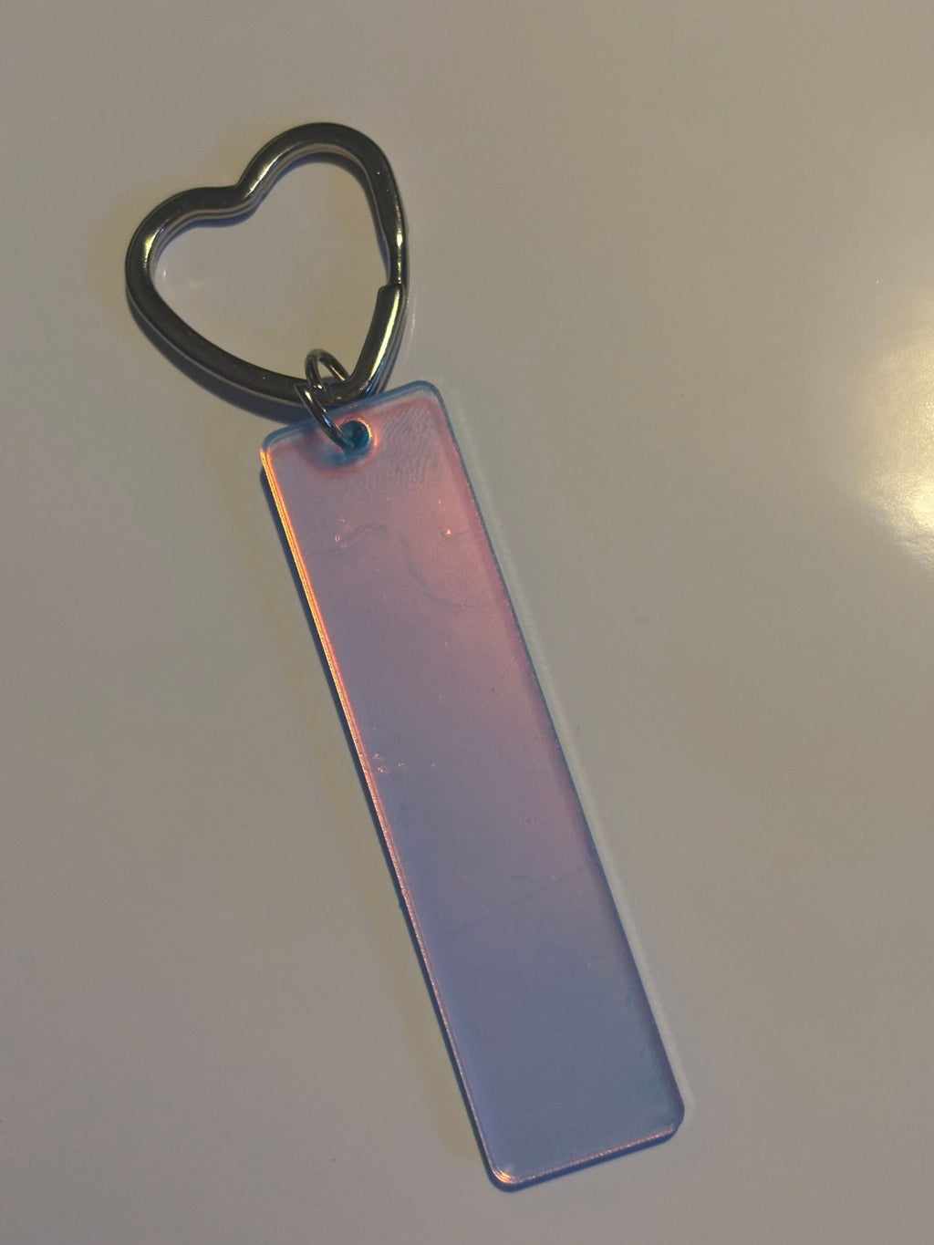 Personalised Rainbow Acrylic Keyrings