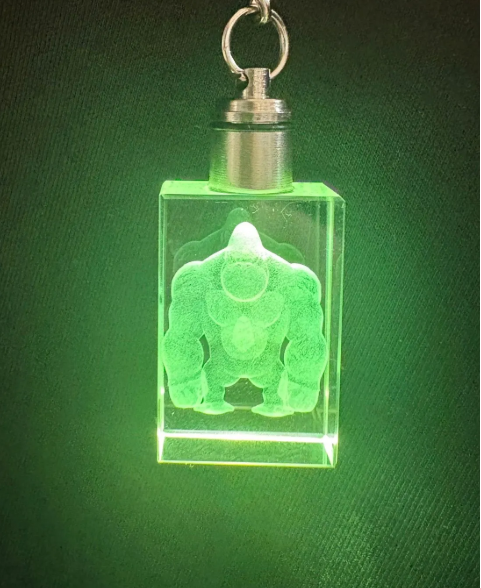 K5 Crystal LED Keychain