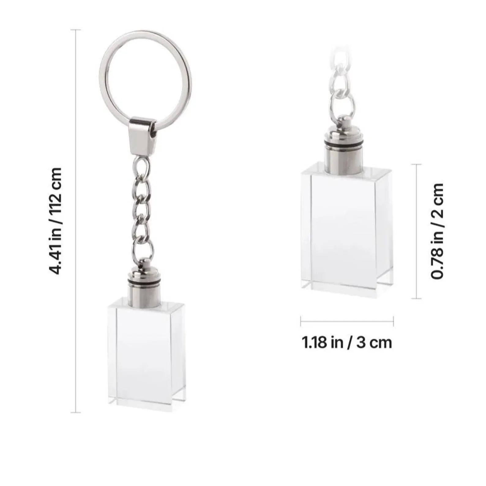 K5 Crystal LED Keychain